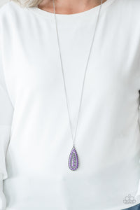 Tiki Tease - Purple necklace Paparazzi
