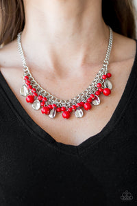 Summer Showdown - Red necklace Paparazzi Accessories