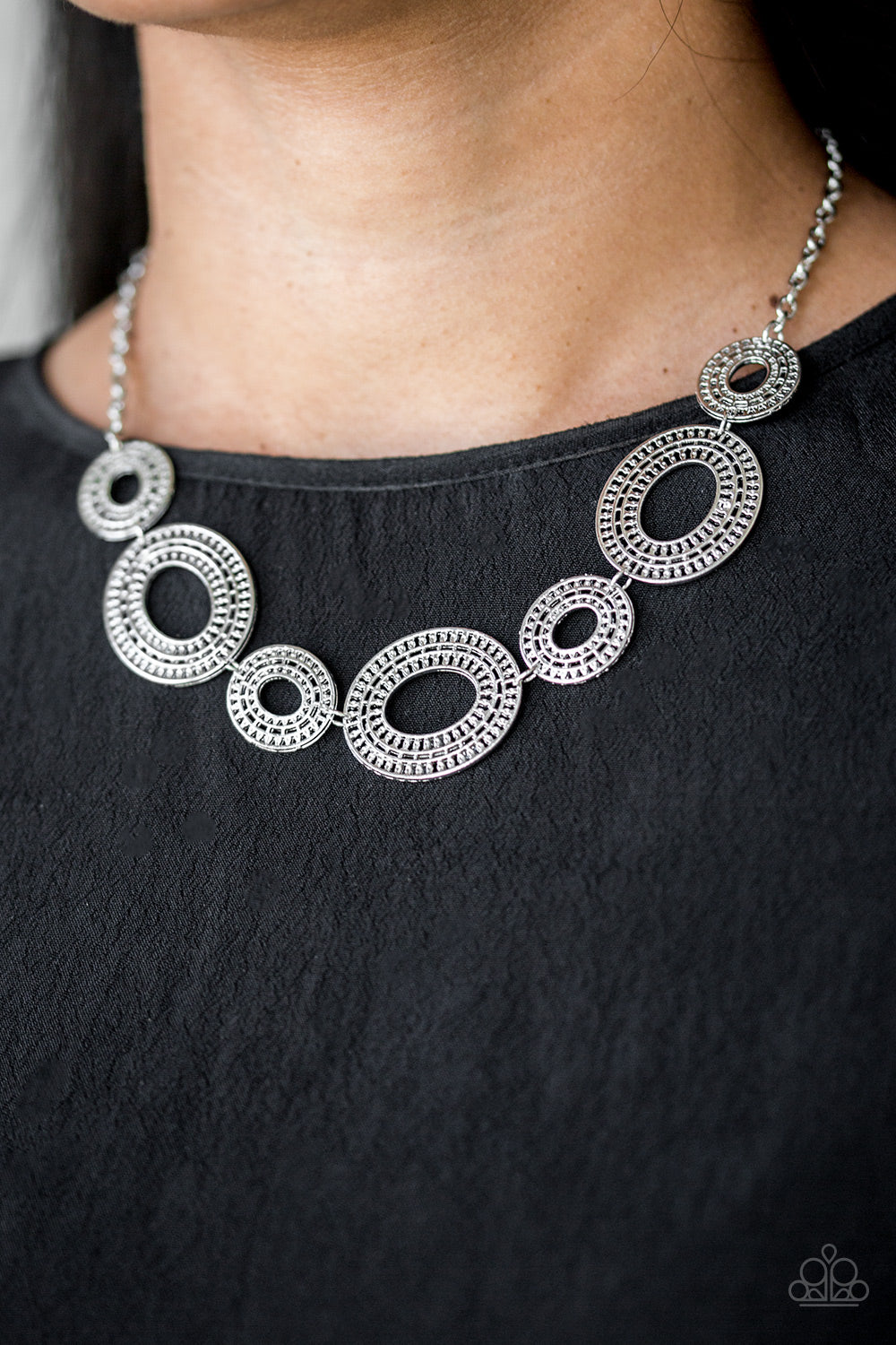 Basically Baltic - Silver necklace Paparazzi Accessories