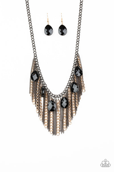 Vixen Conviction - Multi metal necklace Paparazzi