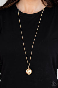 Dauntless Diva - Gold necklace Paparazzi
