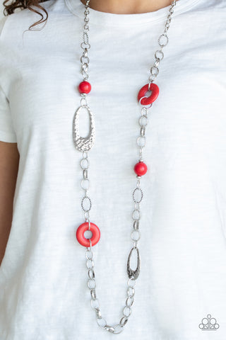 Artisan Artifact - Red necklace Paparazzi Accessories