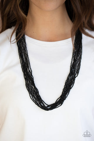 Congo Colada - Black necklace Paparazzi Accessories