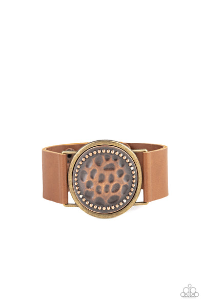 Hold On To Your Buckle - Copper Paparazzi