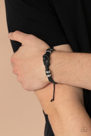 Like It Or KNOT - Black bracelet Paparazzi