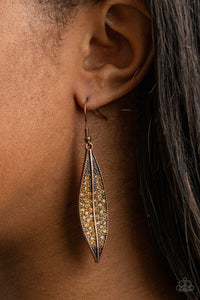 Hearty Harvest - Copper earrings Paparazzi