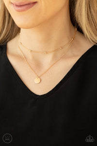 Modestly Minimalist - Gold necklace Paparazzi Accessories