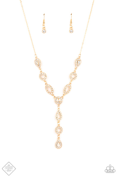 Royal Redux - Gold necklace Paparazzi