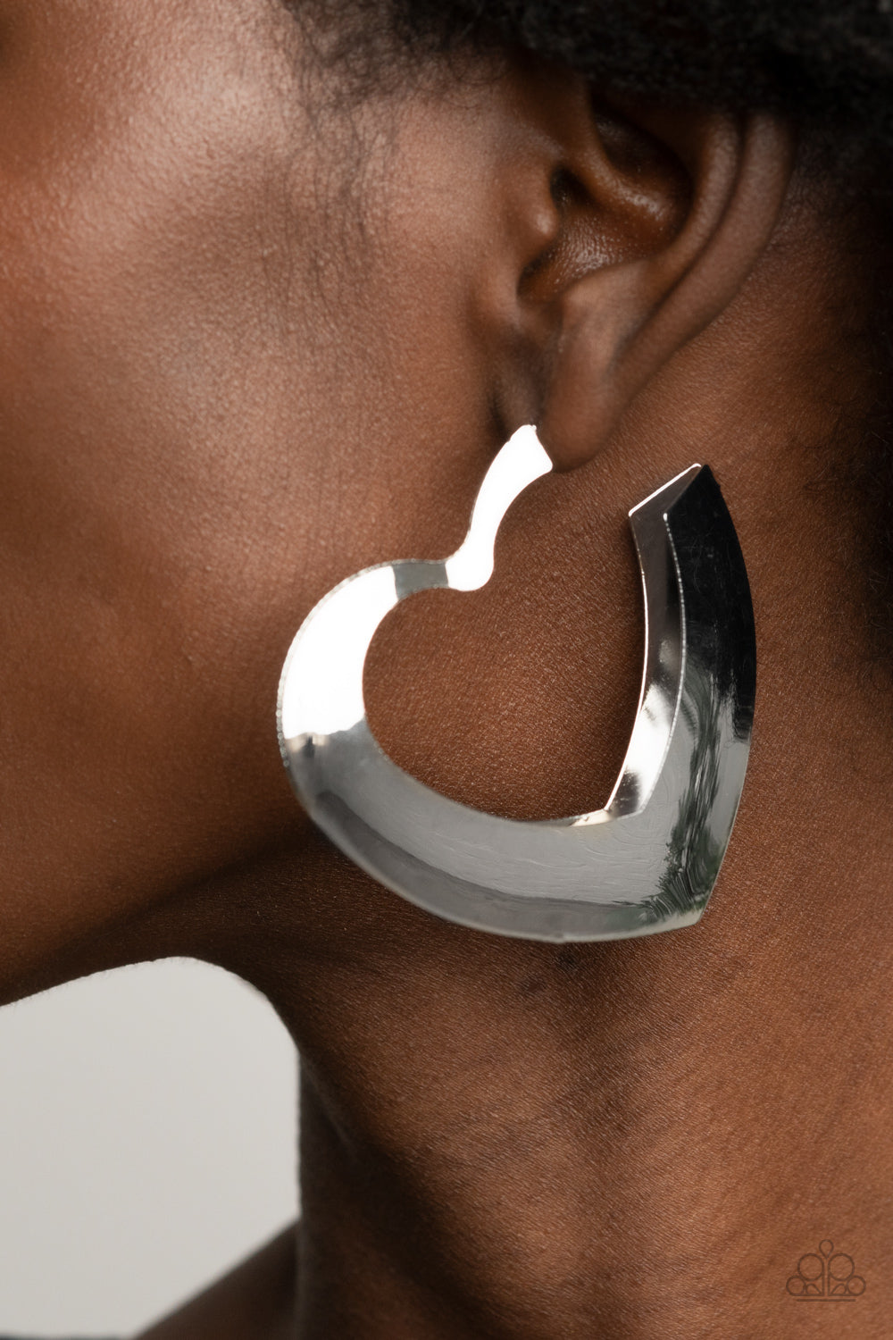 Heart-Racing Radiance - Silver earrings Paparazzi
