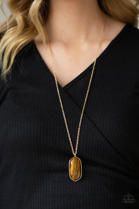 Elemental Elegance - Brown necklace Paparazzi