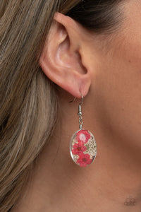 Encased Enchantment - Pink earrings Paparazzi