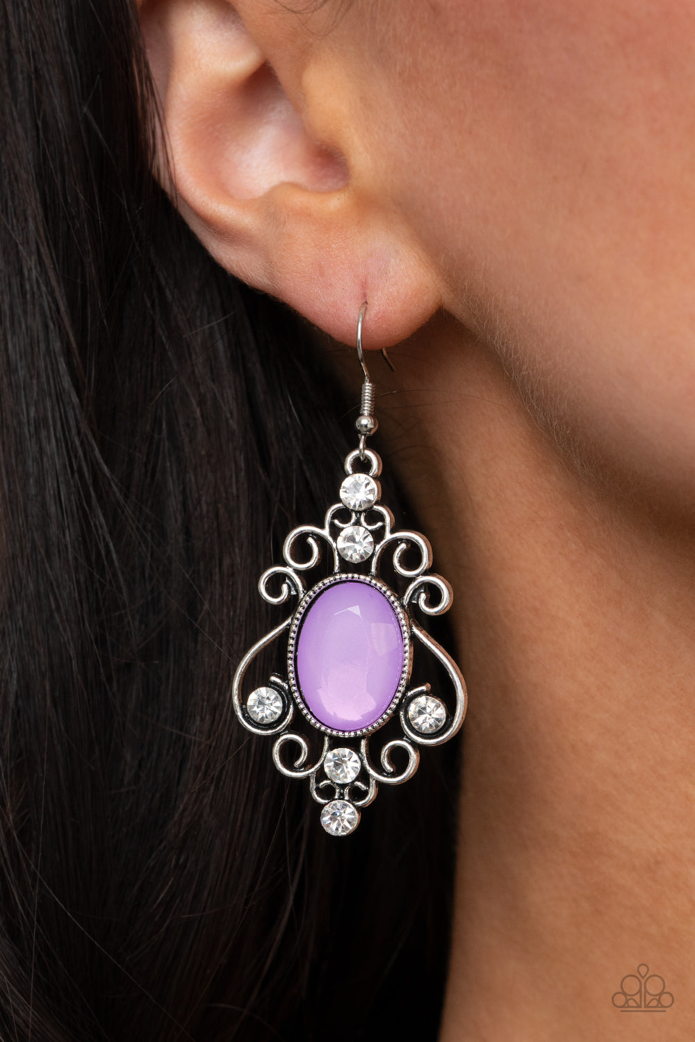 Tour de Fairytale - Purple earrings Paparazzi