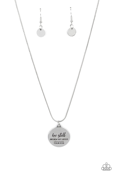 Be Still - Silver necklace Paparazzi Accessories