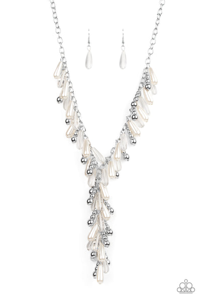 Dripping With DIVA-ttitude - White pearl necklace Paparazzi