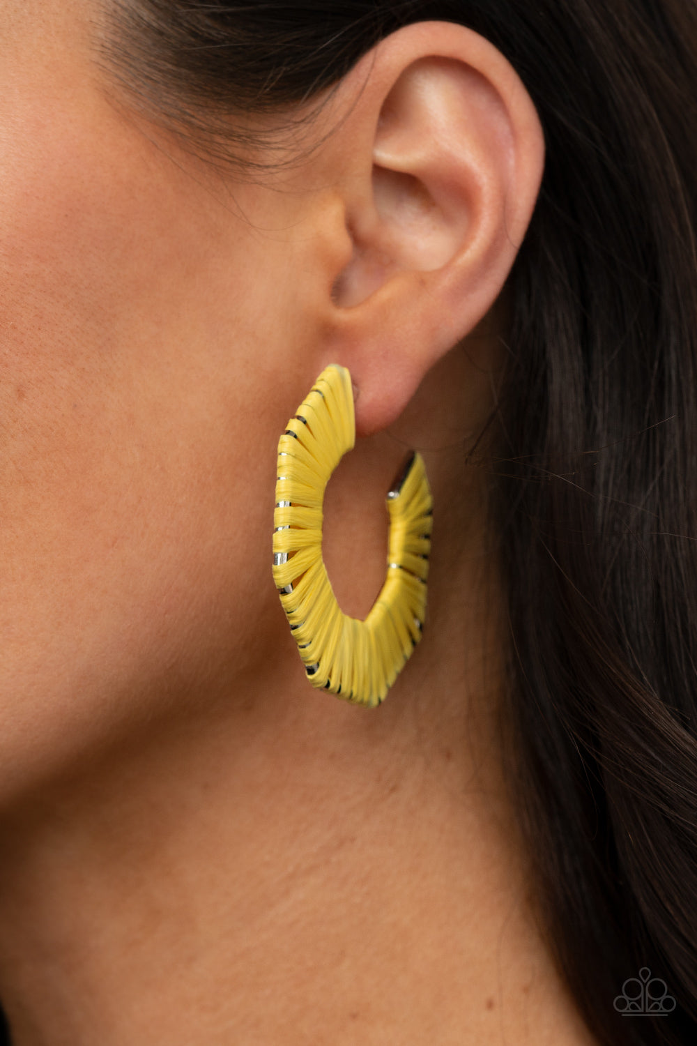 Fabulously Fiesta - Yellow earrings Paparazzi