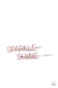 Center of the SPARKLE-verse - Pink hair pin Paparazzi