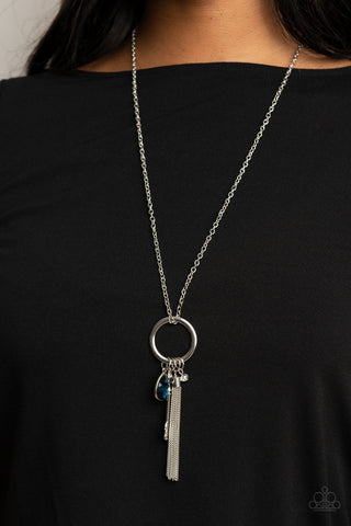 Unlock Your Sparkle - Blue necklace Paparazzi