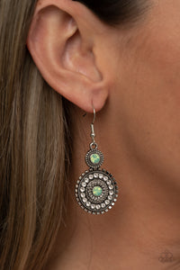 Opulent Outreach - Green earrings Paparazzi