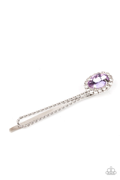 Gala Glitz - Purple hair pin Paparazzi