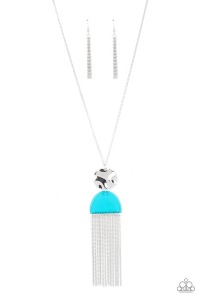 Color Me Neon - Blue necklace Paparazzi