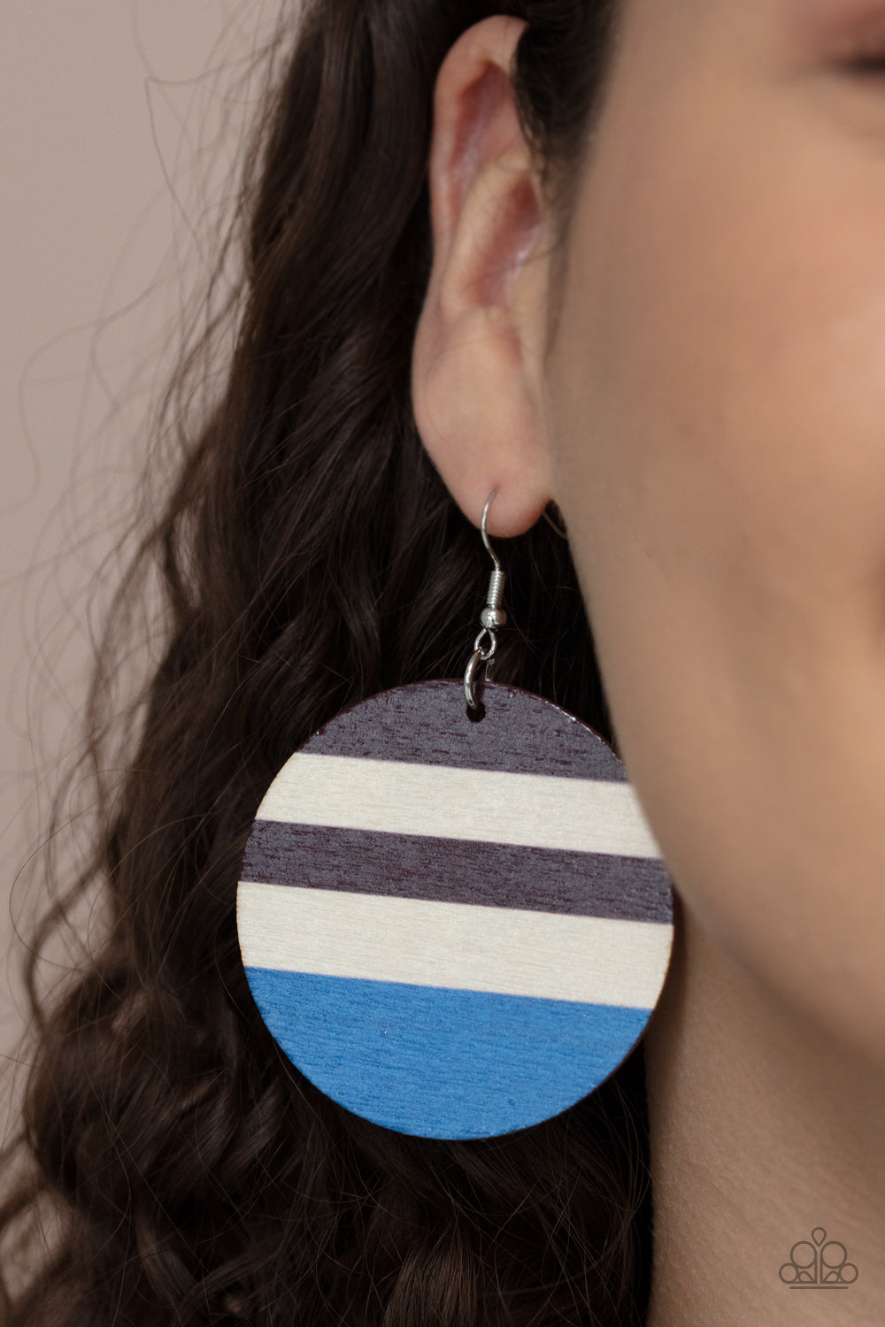 Yacht Party - Blue earrings Paparazzi