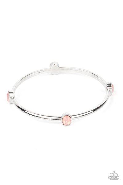 Gleam-Getter - Pink rhinestone  bracelet Paparazzi Accessories