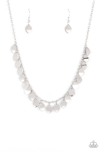 Dainty DISCovery - Silver necklace Paparazzi