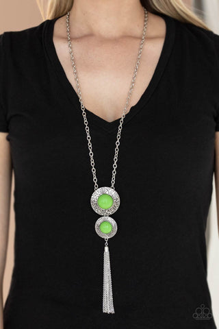Abstract Artistry - Green necklace Paparazzi