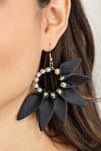 Flower Child Fever - Black earrings