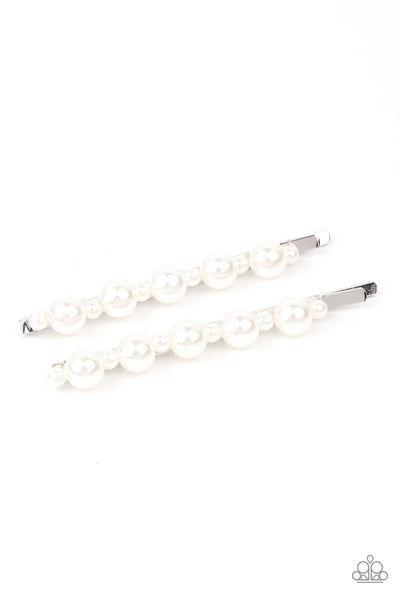 Put A Pin In It - White pearl hair pin Paparazzi