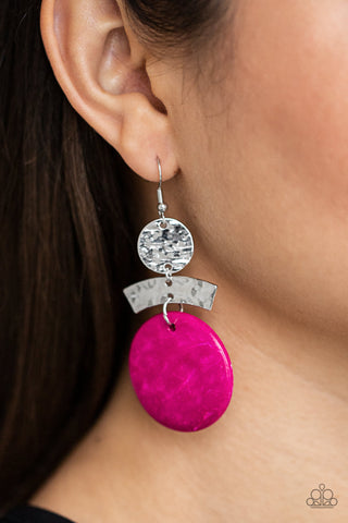 Diva Of My Domain - Pink earrings Paparazzi