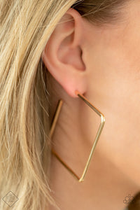 Material Girl Magic - Gold earrings Paparazzi