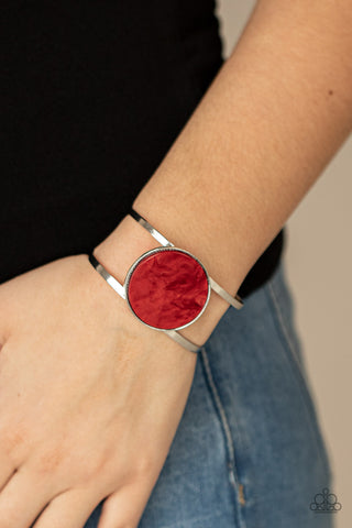 Colorful Cosmos - Red bracelet Paparazzi