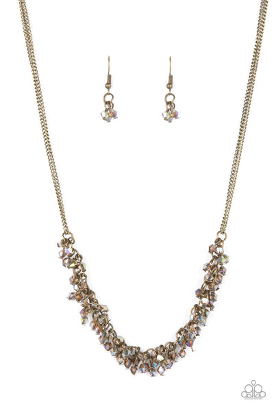 Let There Be TWILIGHT - Brass Necklace Paparazzi Accessories