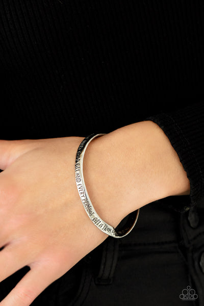 Perfect Present - Silver bracelet Paparazzi Accessories