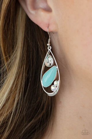 Harmonious Harbors - Blue earrings Paparazzi