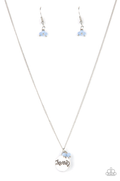 Warm My Heart - Blue necklace Paparazzi Accessories