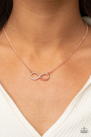 Forever Your Mom - Copper necklace Paparazzi Accessories