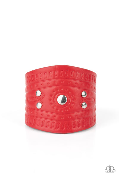 Orange County - Red bracelet Paparazzi Accessories