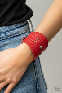 Orange County - Red bracelet Paparazzi Accessories
