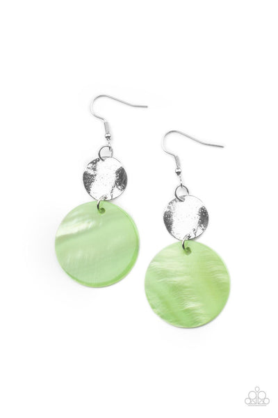 Opulently Oasis - Green earrings Paparazzi
