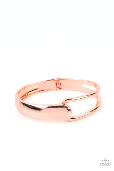 Couture-Clutcher - Copper bracelet Paparazzi Accessories