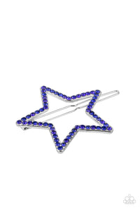 Stellar Standout - Blue hair clip Paparazzi