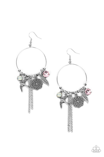 TWEET Dreams - Pink earrings Paparazzi Accessories