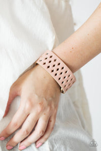 Glamp Champ - Pink bracelet Paparazzi Accessories