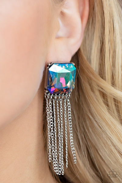 Supernova Novelty - Multi earrings Paparazzi Accessories