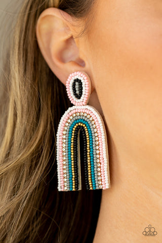 Rainbow Remedy - Multi earrings Paparazzi Accessories