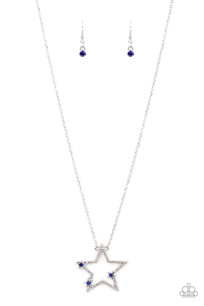 I Pledge Allegiance to the Sparkle - Blue necklace Paparazzi Accessories