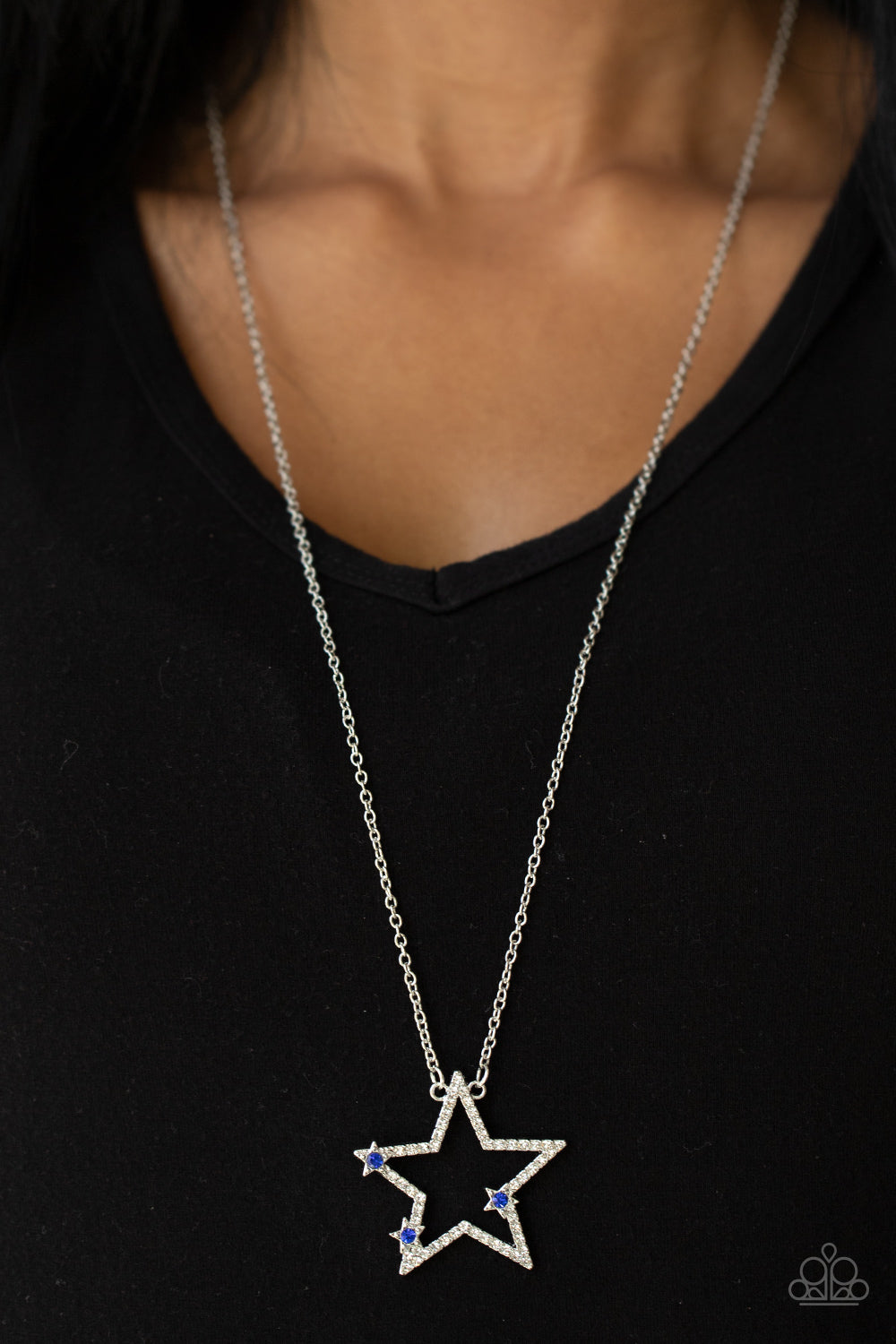 I Pledge Allegiance to the Sparkle - Blue necklace Paparazzi Accessories
