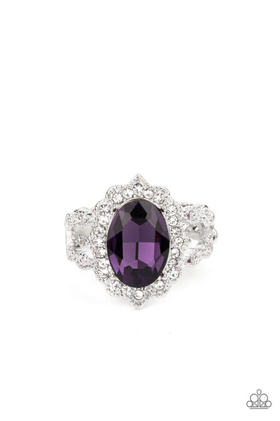 Oval Office Opulence - Purple ring Paparazzi Accessories
